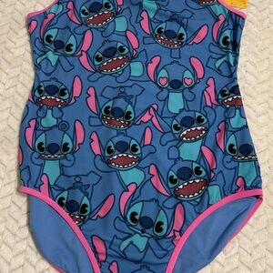 Blue and Pink Cartoon Character Swimsuit